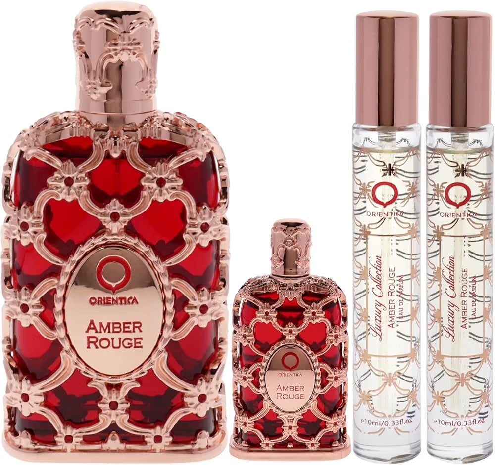 Amber Rouge EDP By Orientica Gift Set