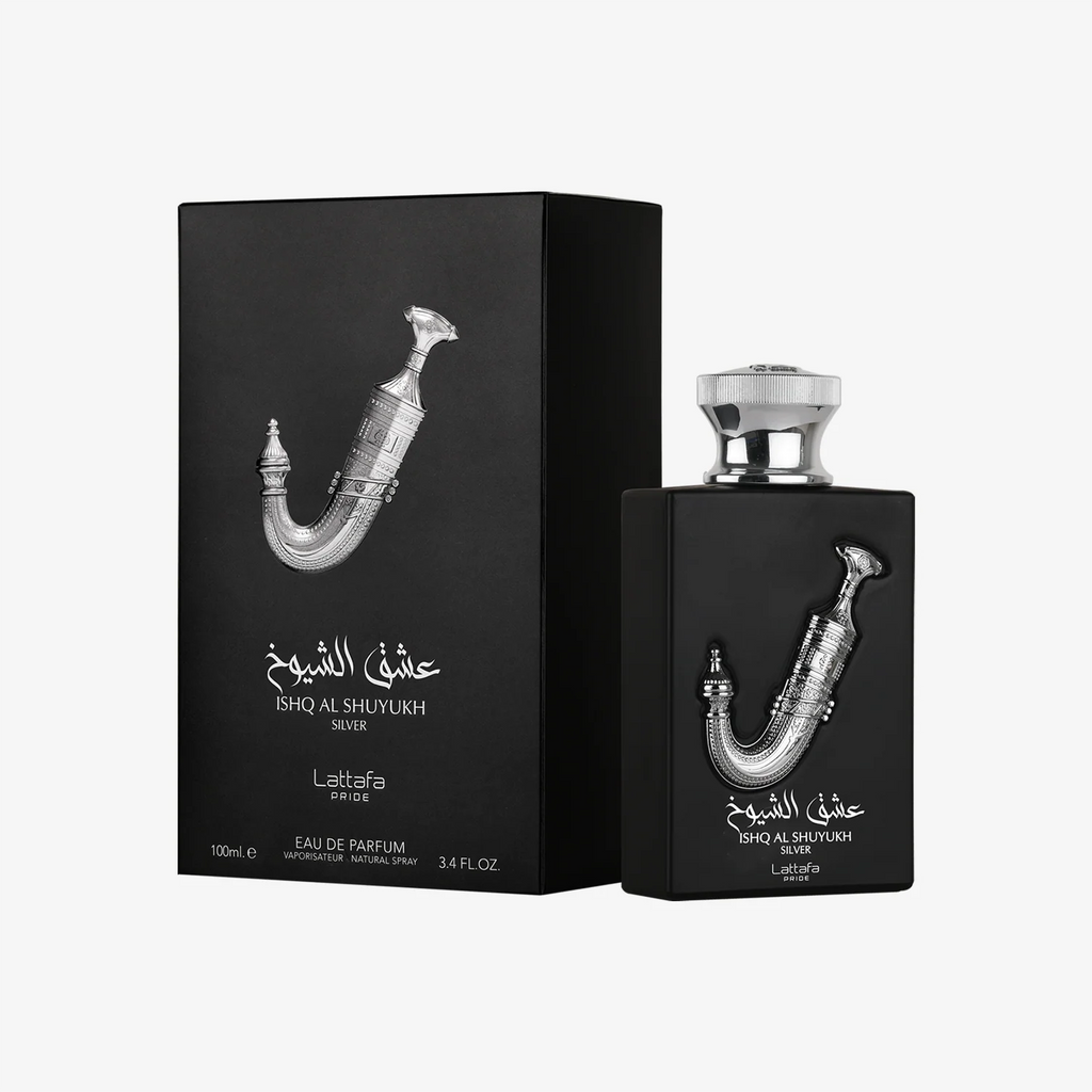 Ishq Al Shuyukh Silver EDP de Lattafa