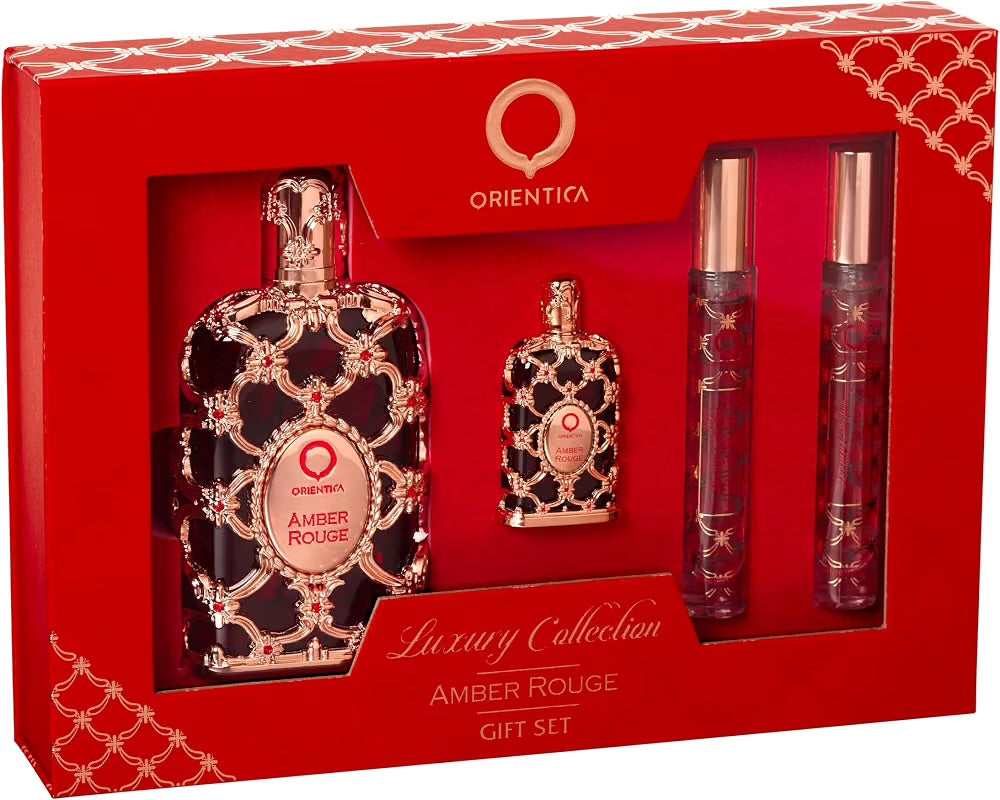 Amber Rouge EDP By Orientica Gift Set